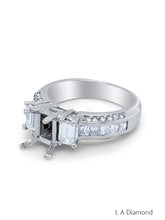White Gold Diamond Ring - LA DIAMOND